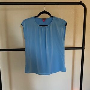 Vince Camuto Light Blue Sleeveless Blouse